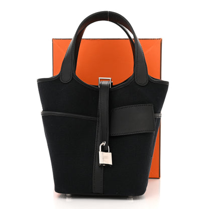 Hermes Toile Goeland Swift Cargo Picotin Lock 18 Black 11 of 11