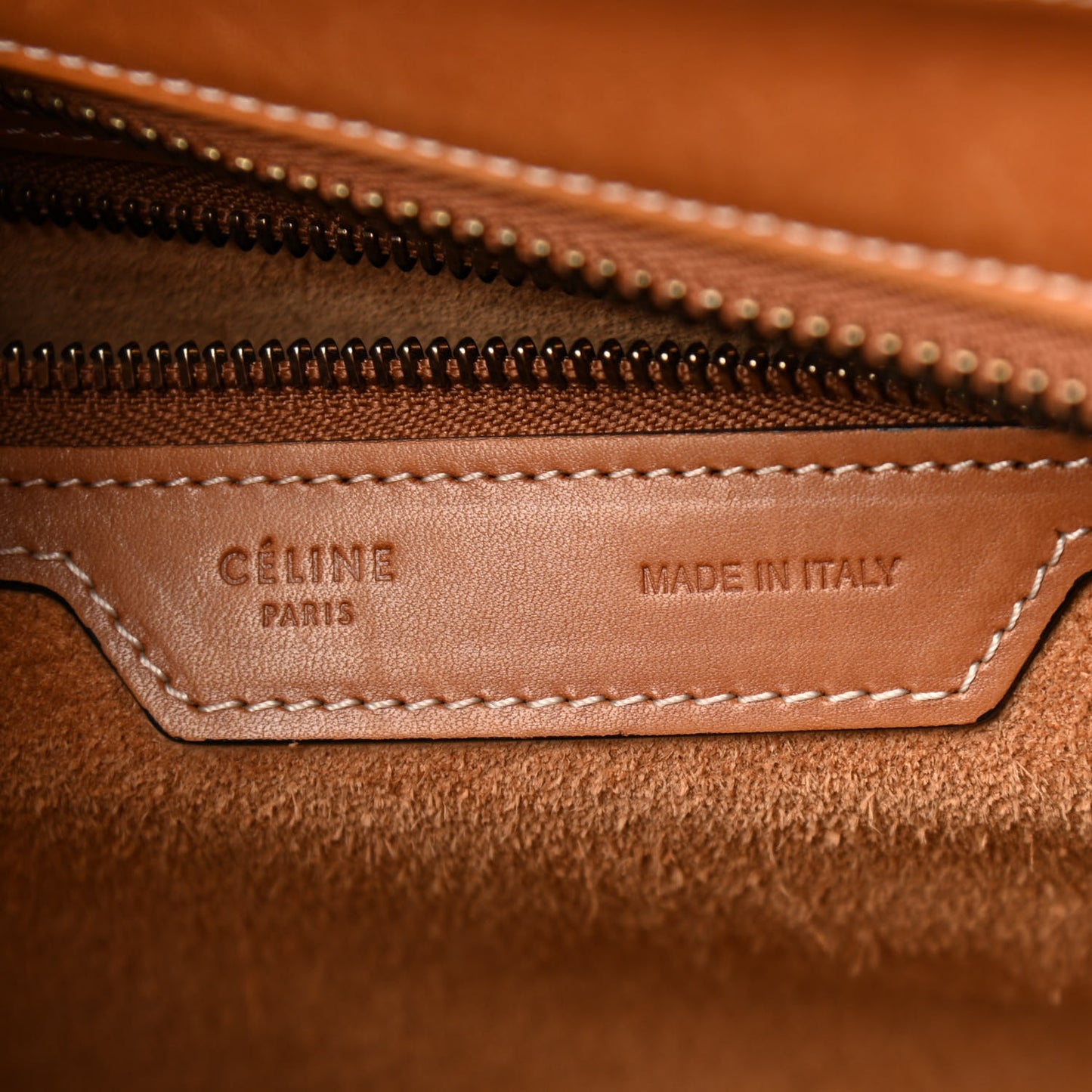 Natural Calfskin Micro Luggage Tan