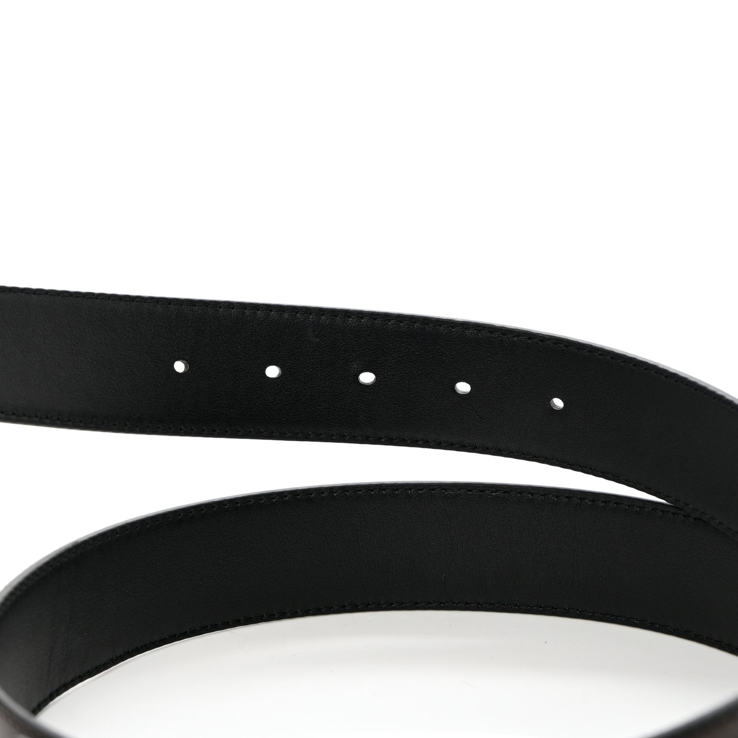 Calfskin CD Belt 100 Brown Black