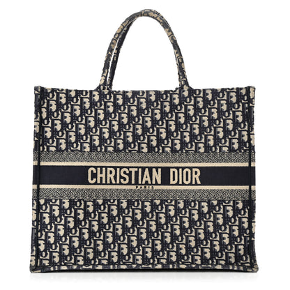 Christian Dior Oblique Book Tote Blue Multicolor 1 of 17