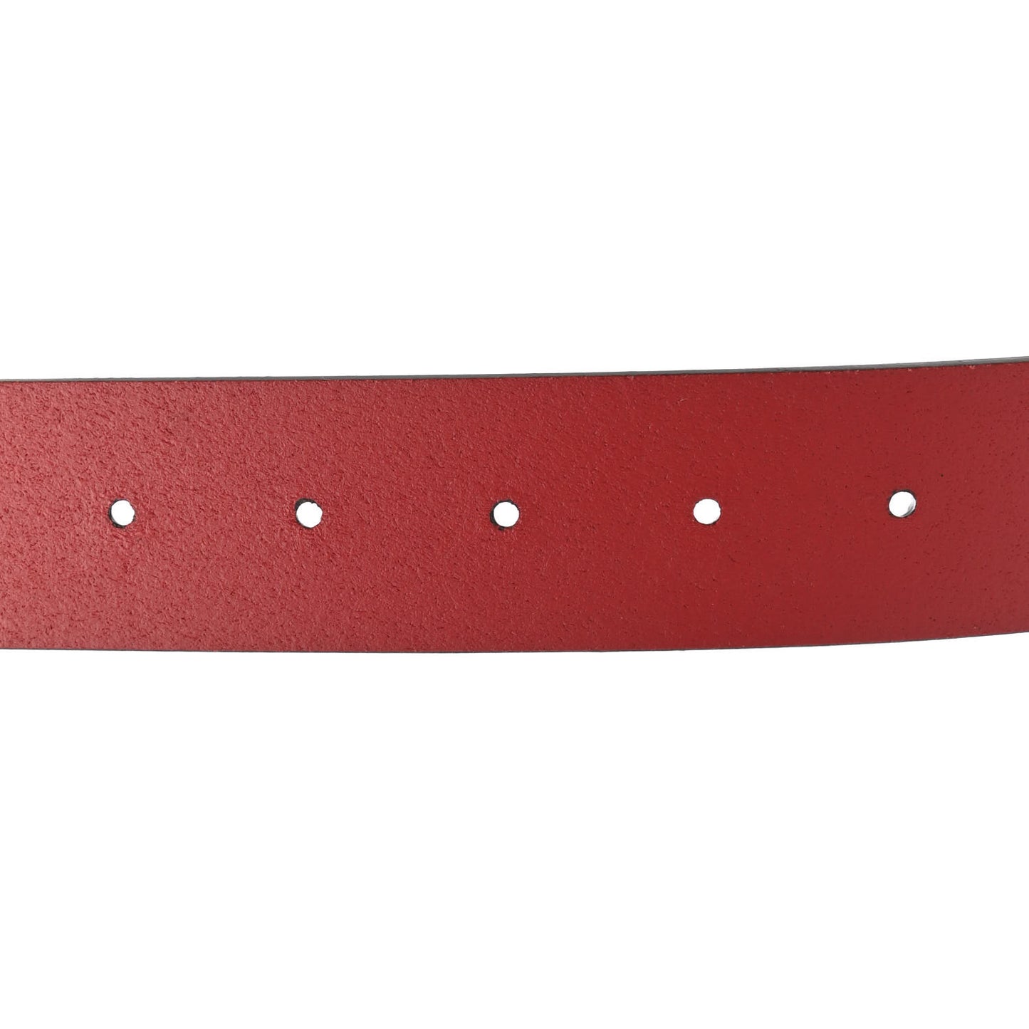 Selleria Calfskin Mens Interlocking G 37mm Belt 80 32 Rosso