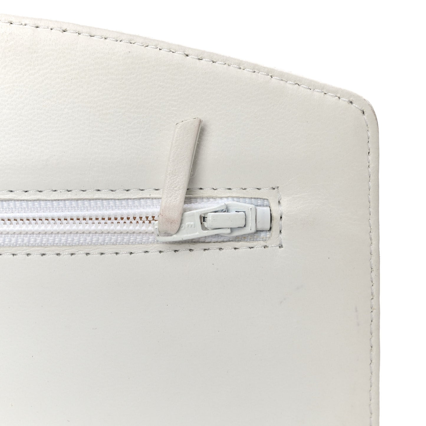 Caviar Timeless CC Wallet on Chain WOC White