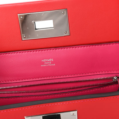Hermes Evercolor Swift 24/24 21 Rose Mexico Rouge De Coeur 8 of 12