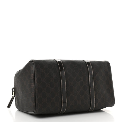 Gucci GG Supreme Monogram Medium Boston Dark Brown 4 of 9