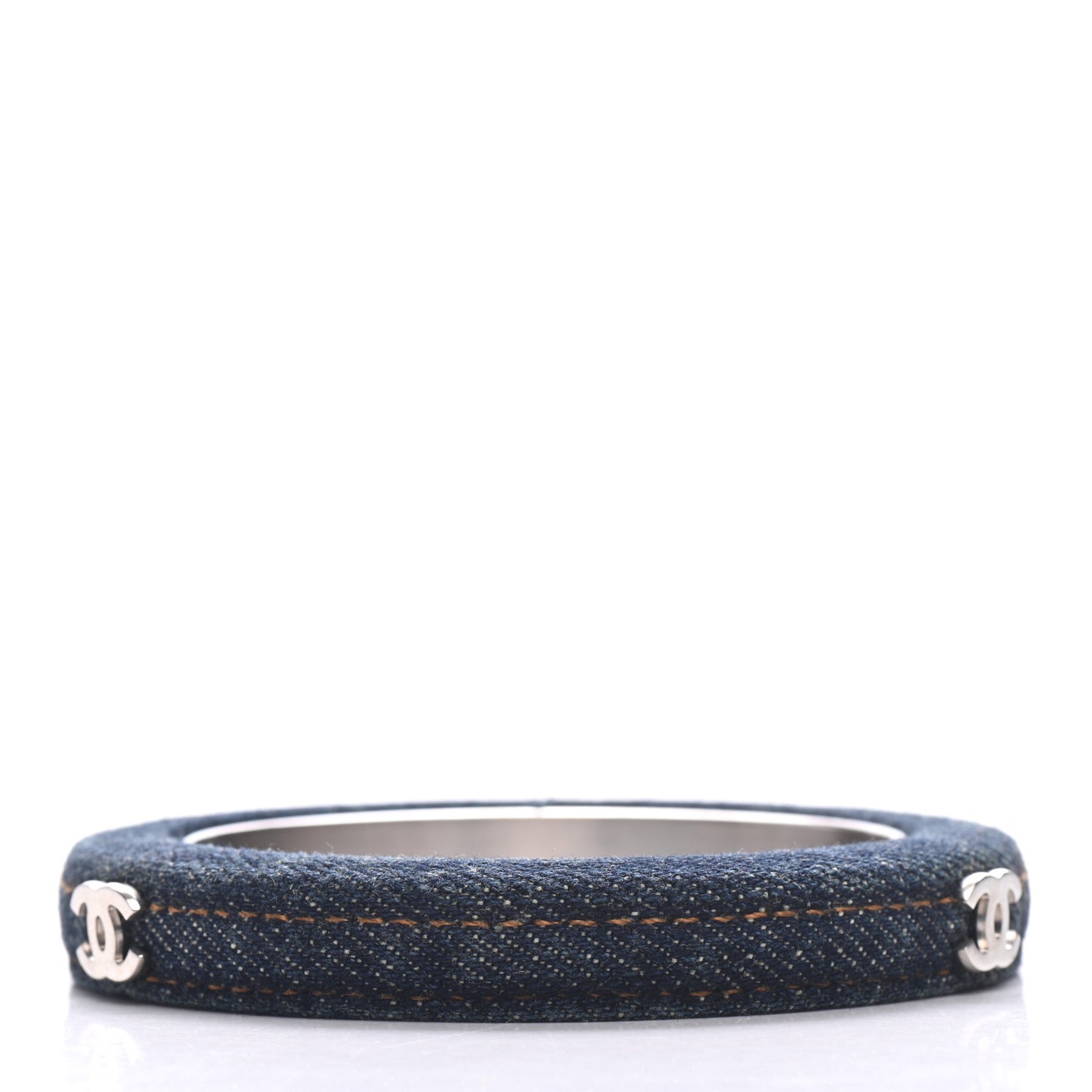 Denim CC Narrow Bangle M Blue