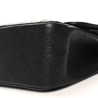 Chanel Caviar Quilted Jumbo Double Flap Black 10 of 10