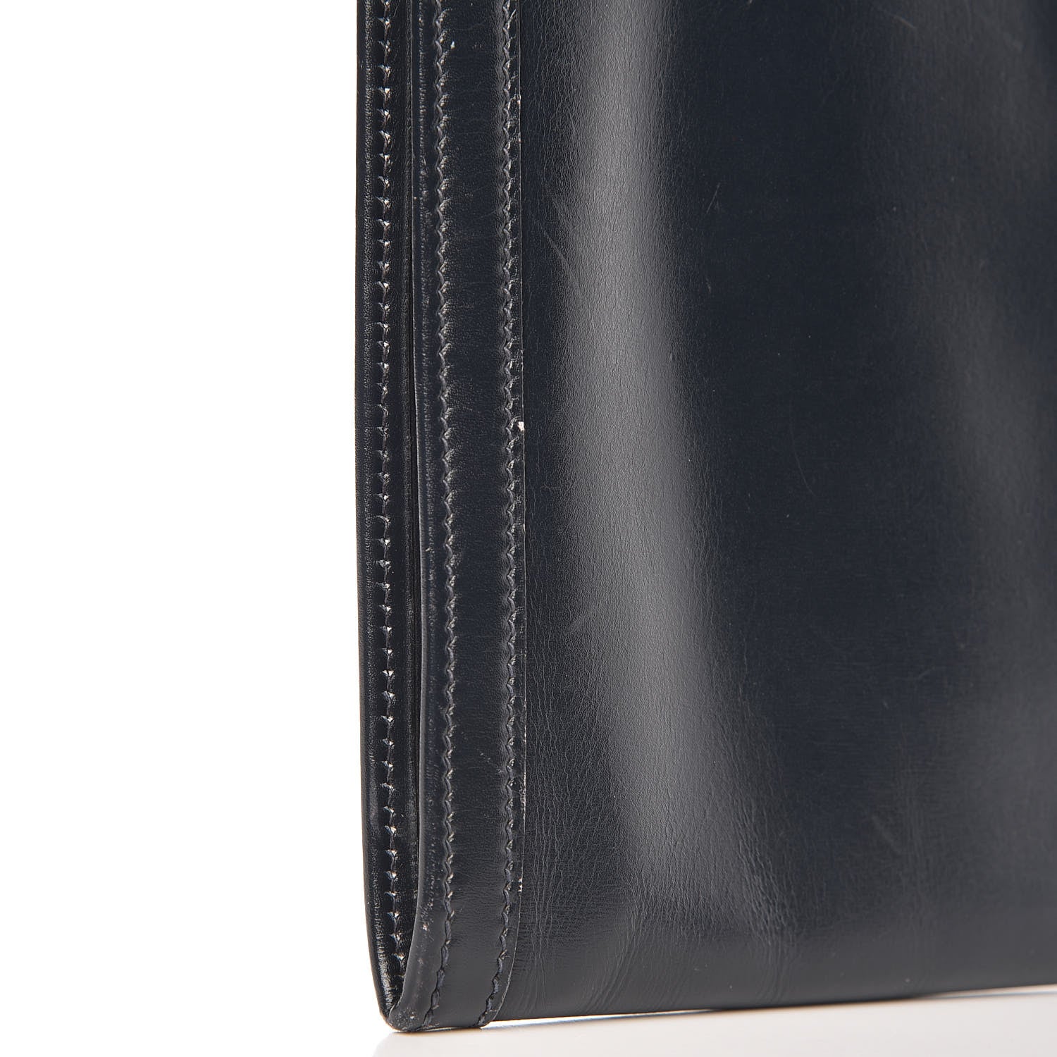 Hermes Box Calf Jige PM Clutch Bleu Marine 15 of 25