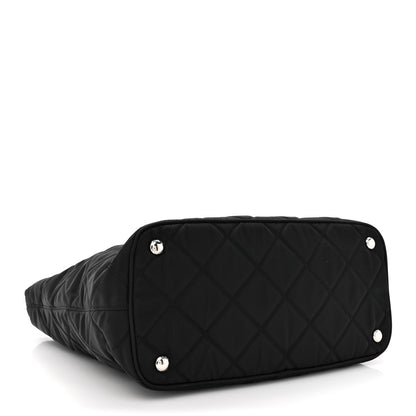Prada Nylon Tessuto Impuntu Quilted Tote Black 4 of 9