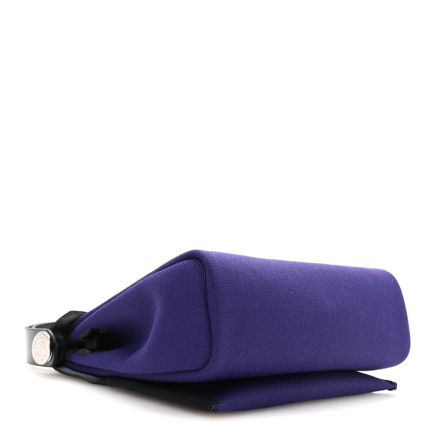 Hermes Military Toile Vache Hunter Herbag Zip Retourne 20 Purple Black 4 of 11