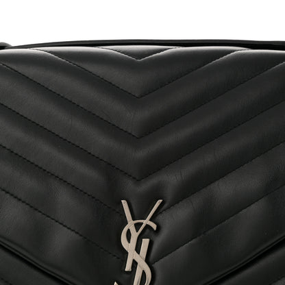 Saint Laurent Calfskin Y Quilted Monogram Large Loulou Chain Satchel Black 8 of 11