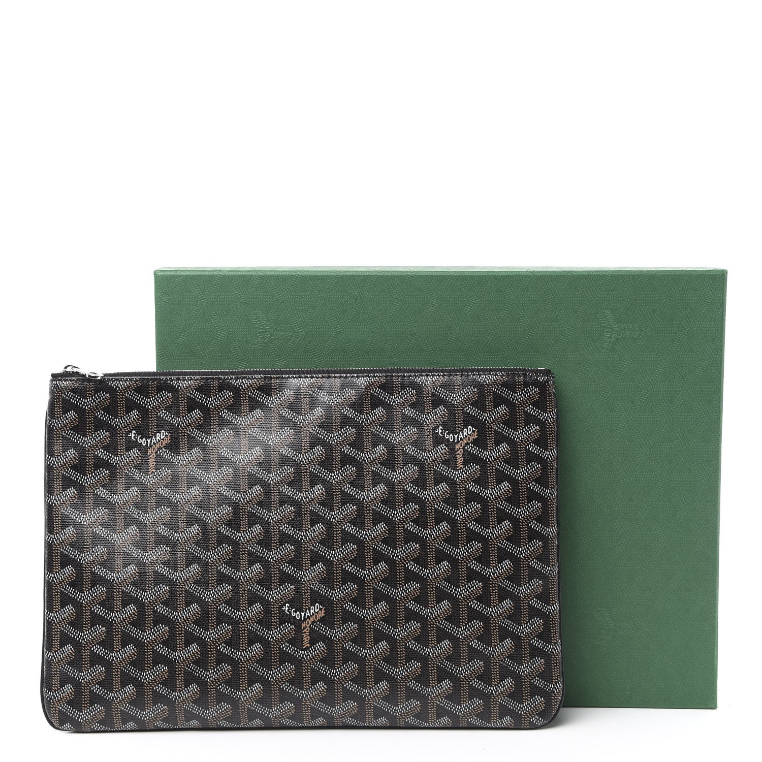 Goyard Goyardine Senat Pochette MM Black 9 of 10