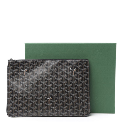 Goyard Goyardine Senat Pochette MM Black 9 of 10
