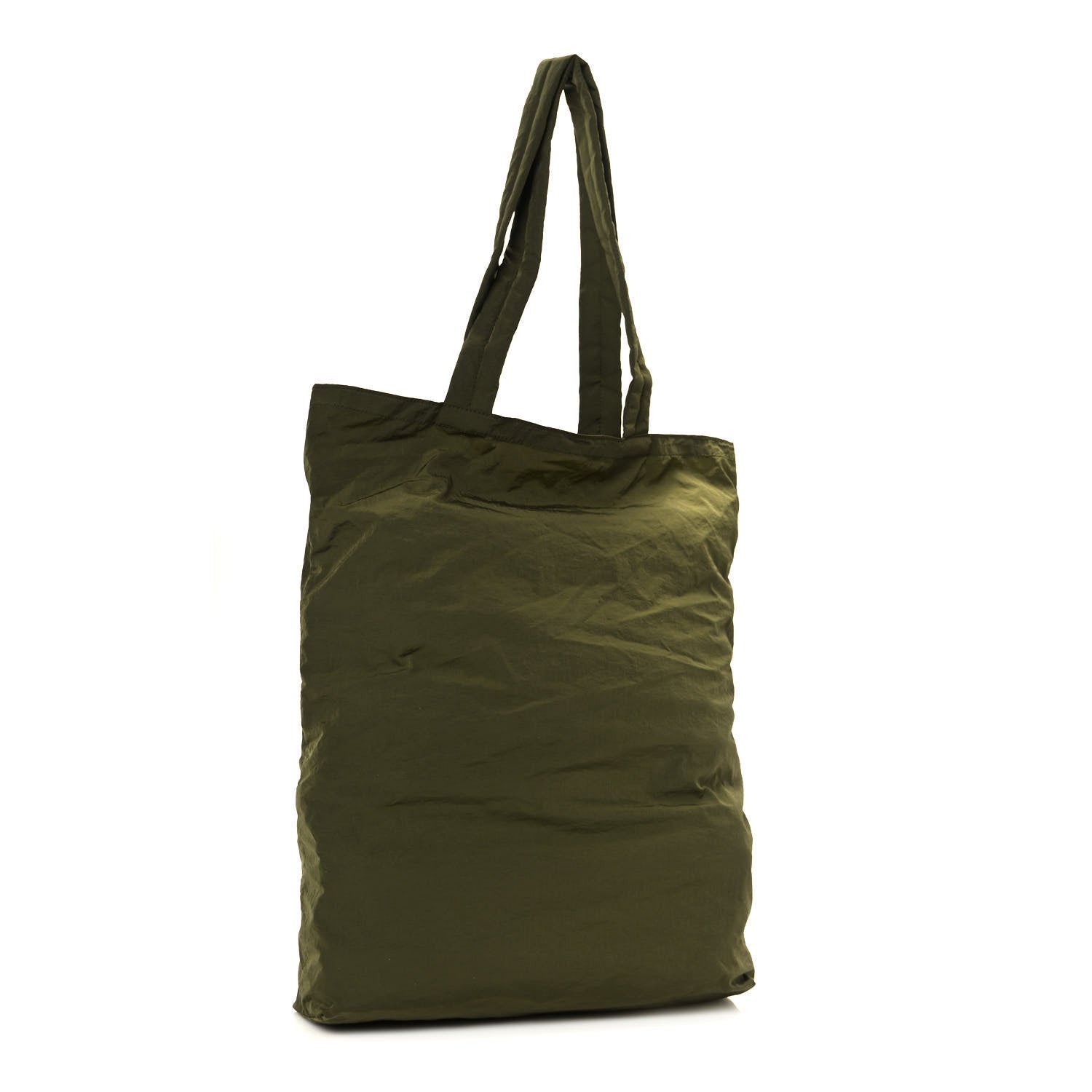 Bottega Veneta Nylon Nappa Intrecciato Convertible Tote Khaki Black 3 of 21