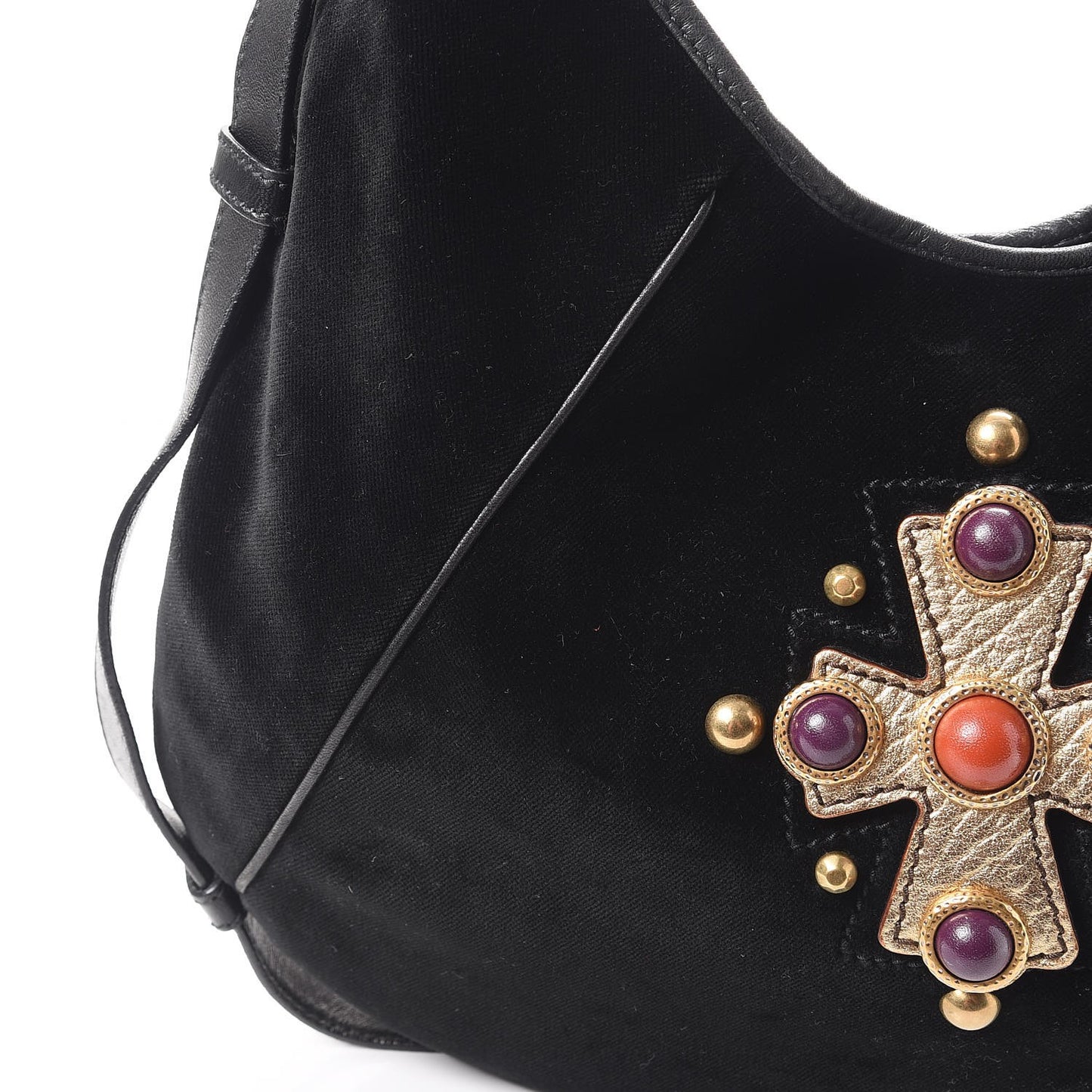 Velvet Beaded Mombasa Black