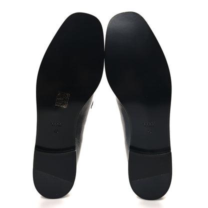 Gucci Naplack Patent Horsebit Banks Loafers 40 Melange Platinum 6 of 10