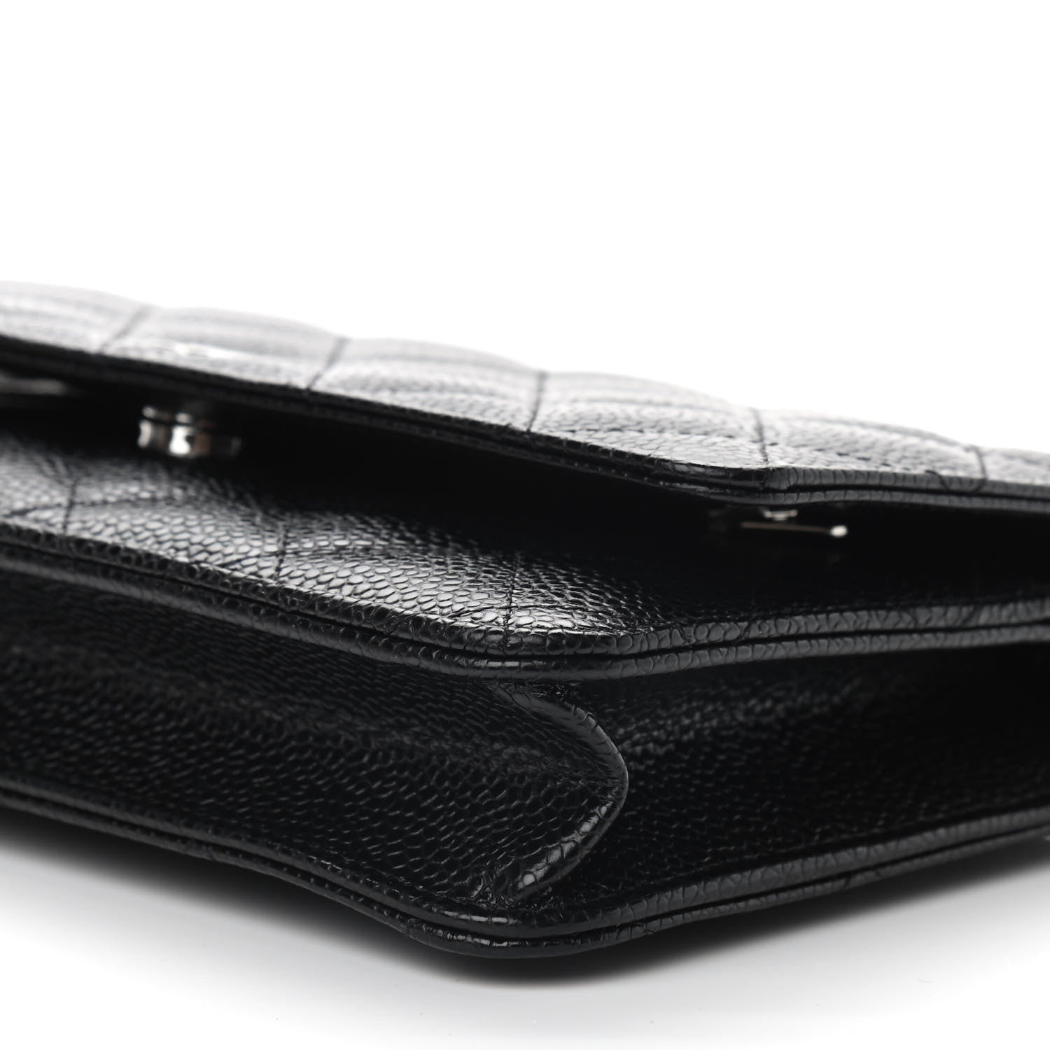 Chanel Caviar Quilted Wallet On Chain WOC Black 10 of 10