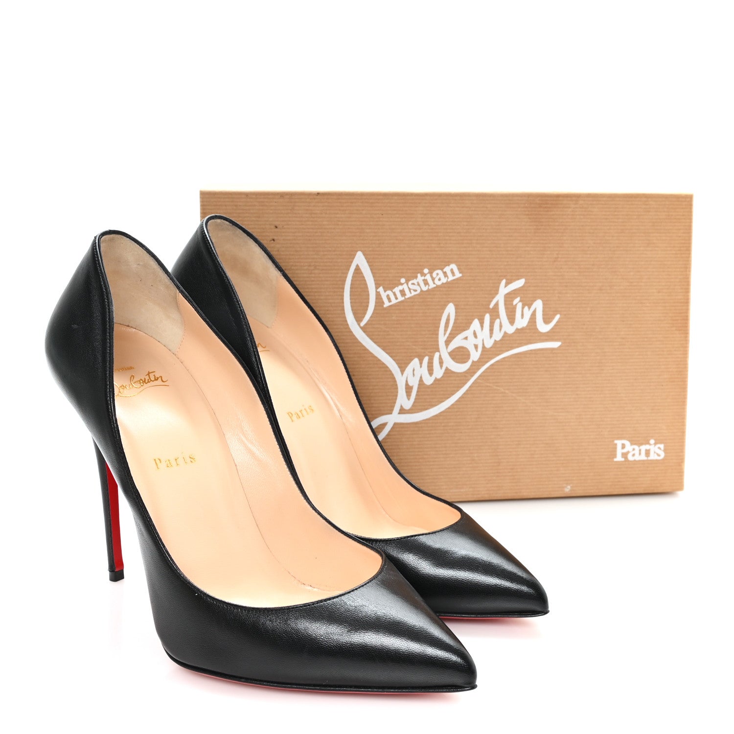 Christian Louboutin Shiny Nappa Pigalle Follies 100 Pumps 41.5 Black 9 of 9