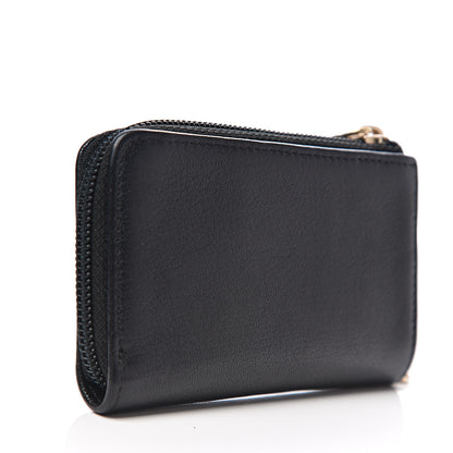 Chanel Calfskin CC Key Holder Case Black 2 of 7