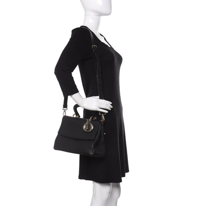 Christian Dior Bullcalf Small Be Dior Flap Black Fraise 2 of 9