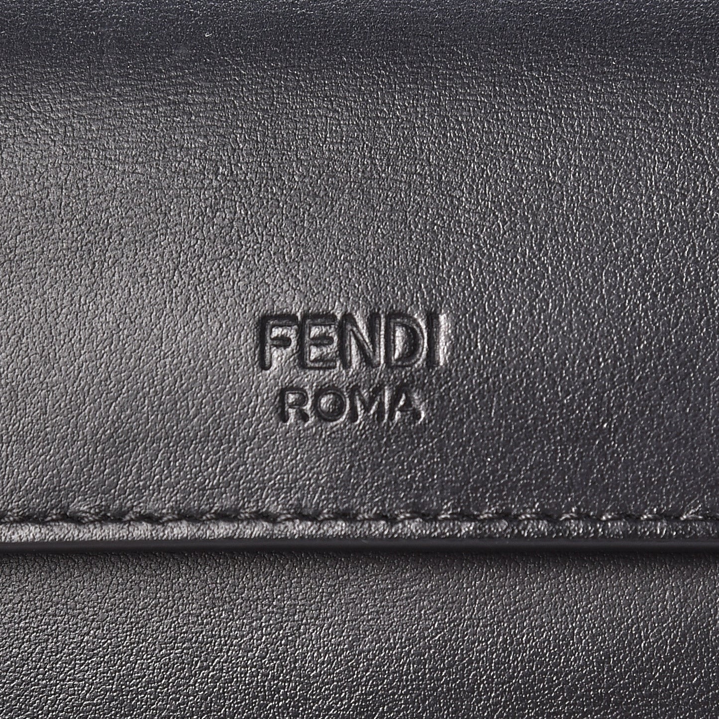 Vitello Century Opaco F is Fendi Small Kan I Shoulder Bag Black