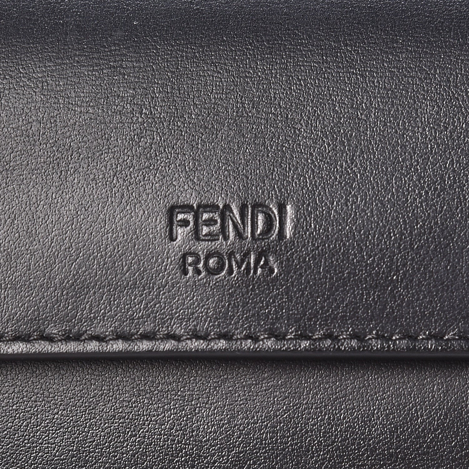 Fendi Vitello Century Opaco F is Fendi Small Kan I Shoulder Bag Black 7 of 10