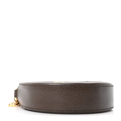 Gucci GG Supreme Monogram Web Mini Ophidia Round Shoulder Bag Brown 4 of 10