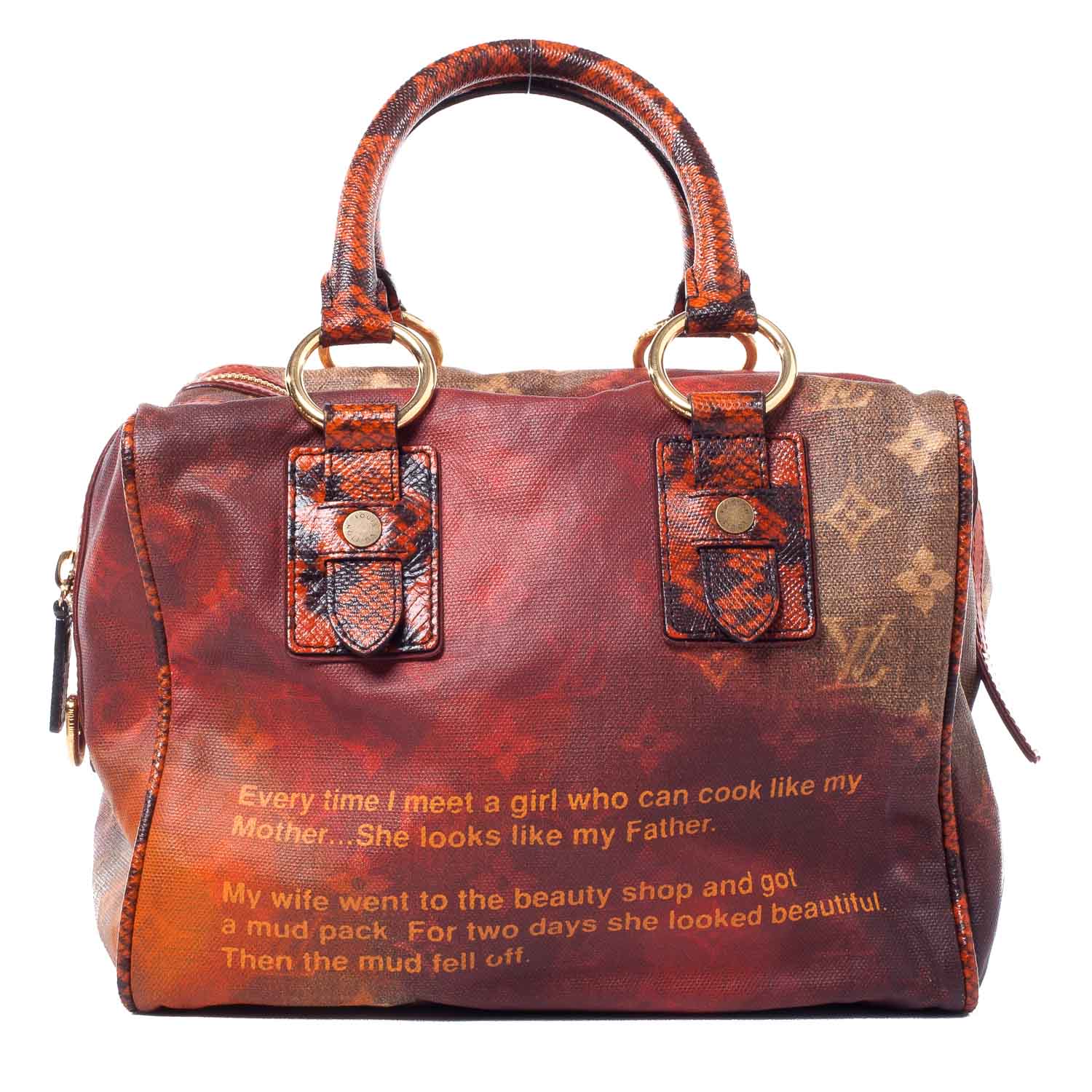 Louis Vuitton Richard Prince Mancrazy Jokes Bag 1 of 9