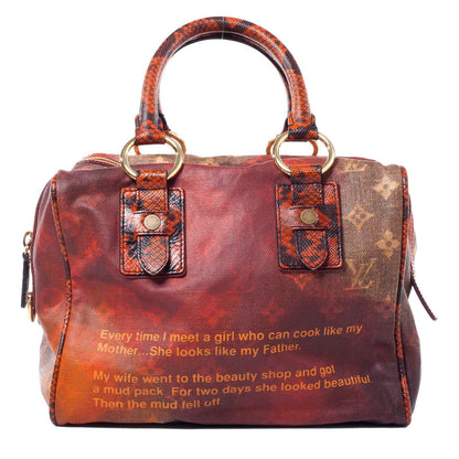 Louis Vuitton Richard Prince Mancrazy Jokes Bag 1 of 9