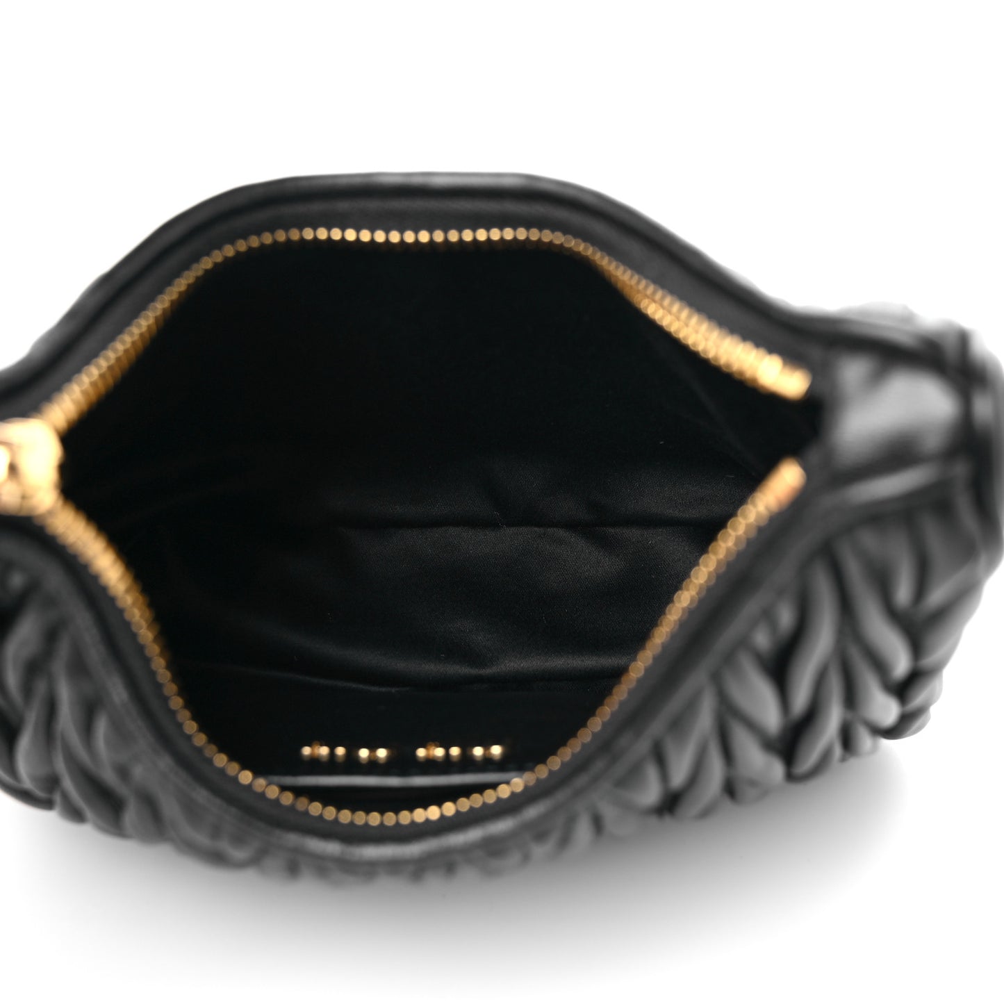 Nappa Matelasse Shoulder Bag Black
