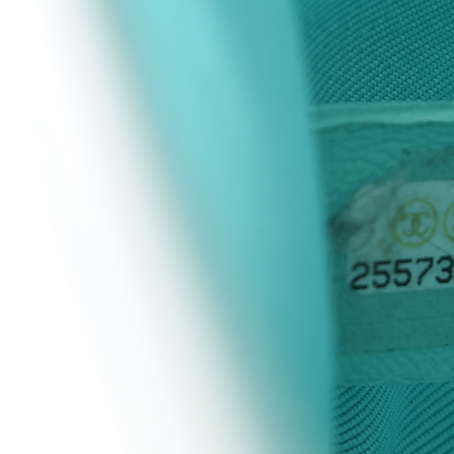 Iridescent Lambskin Chevron Quilted Medium Boy Flap Turquoise