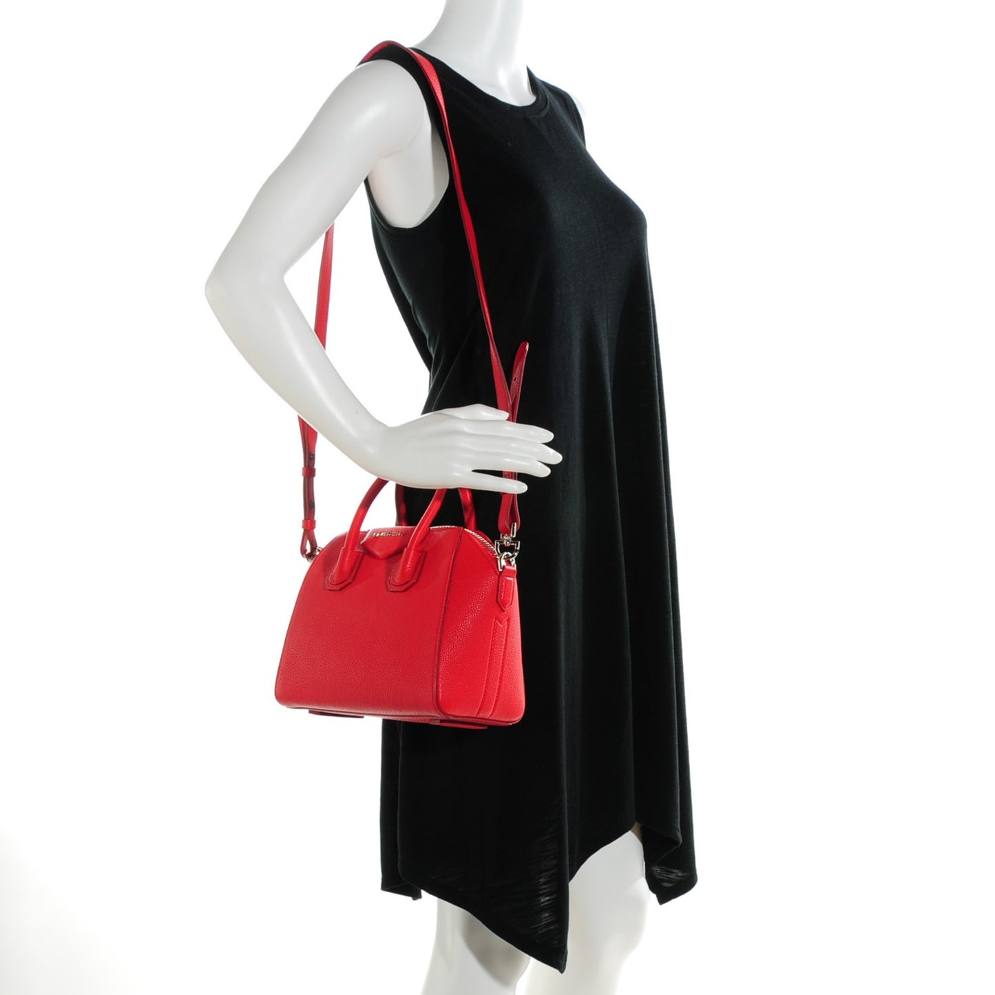 Sugar Goatskin Mini Antigona Red