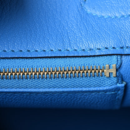 Hermes Epsom Birkin 30 Bleu Zanzibar 14 of 26