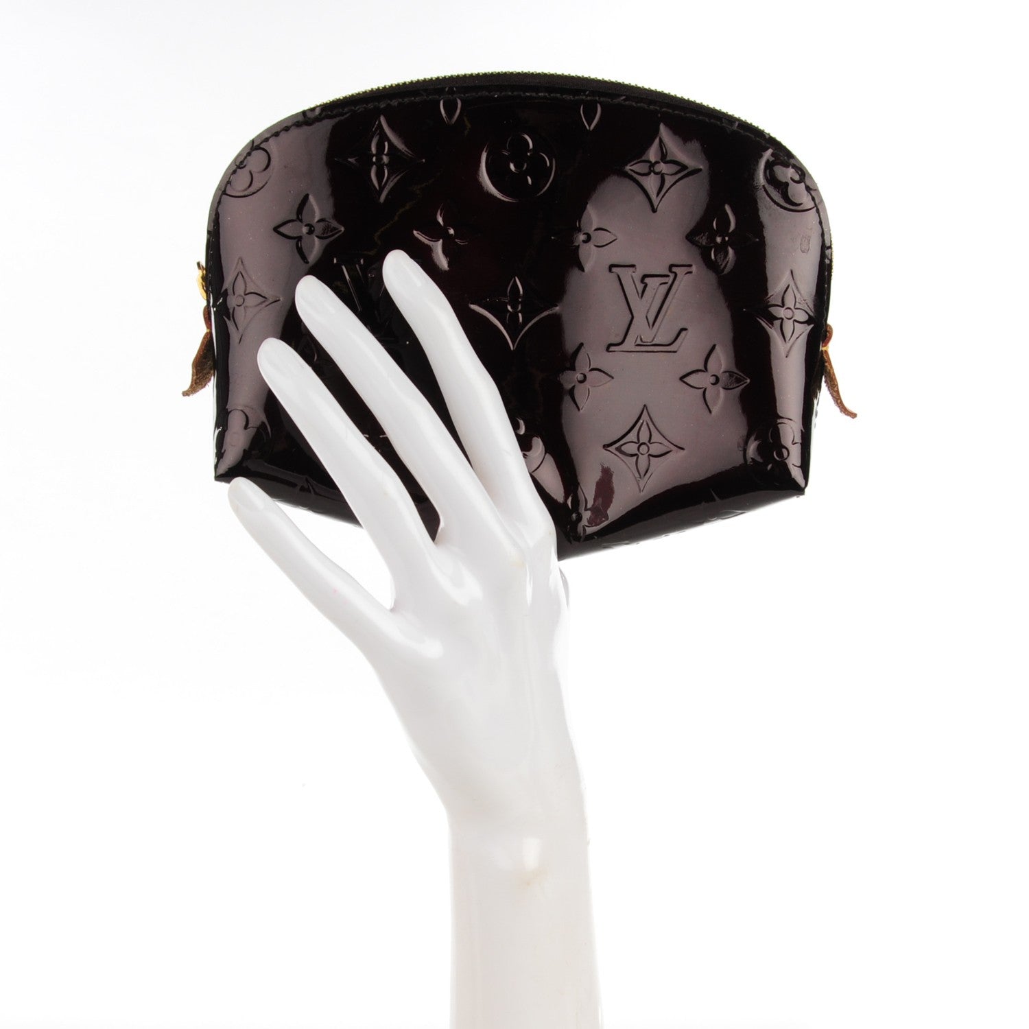 Louis Vuitton Vernis Cosmetic Pouch Amarante 2 of 7