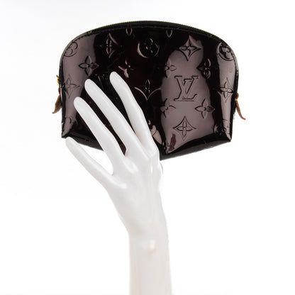Louis Vuitton Vernis Cosmetic Pouch Amarante 2 of 7