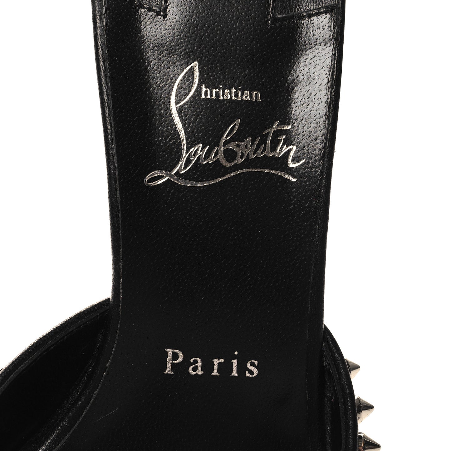 Nappa Spike Me Dolly 85 Sandals 39 Black