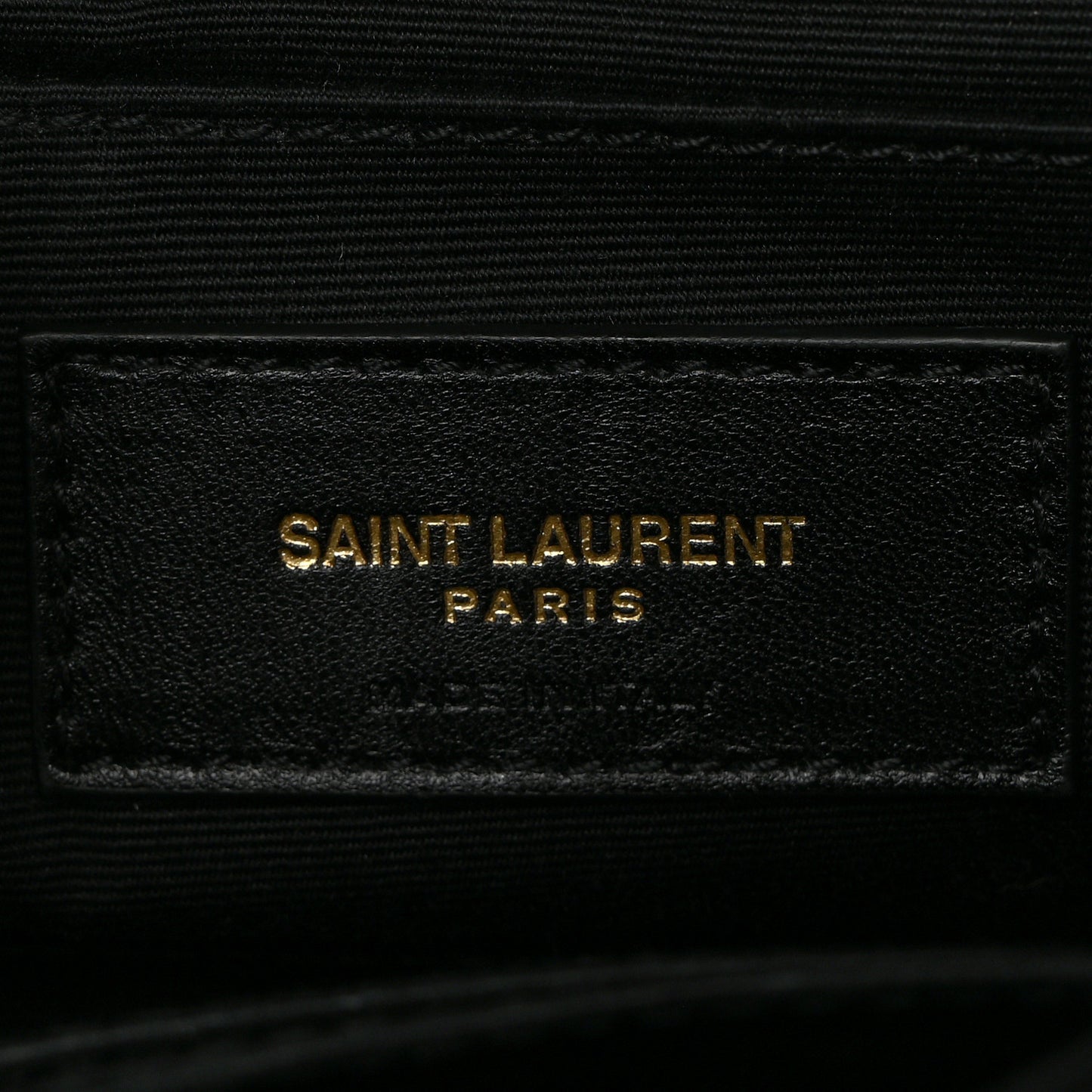 Lambskin Patchwork Monogram Small Jamie Black