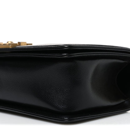 Chanel Caviar Quilted Medium Boy Flap Black 10 of 10