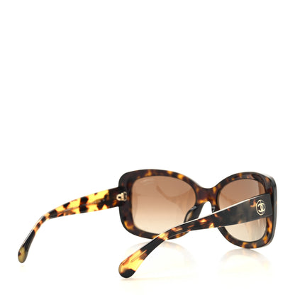 Chanel Acetate Polarized CC Sunglasses 5322 Marron Fonce 5 of 9