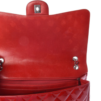 Chanel Patent Quilted Maxi Single Flap Red 11 of 12