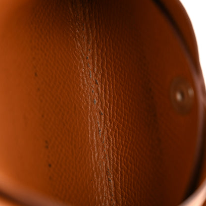 Hermes Epsom Calvi Duo Card Case Gold 8 of 9