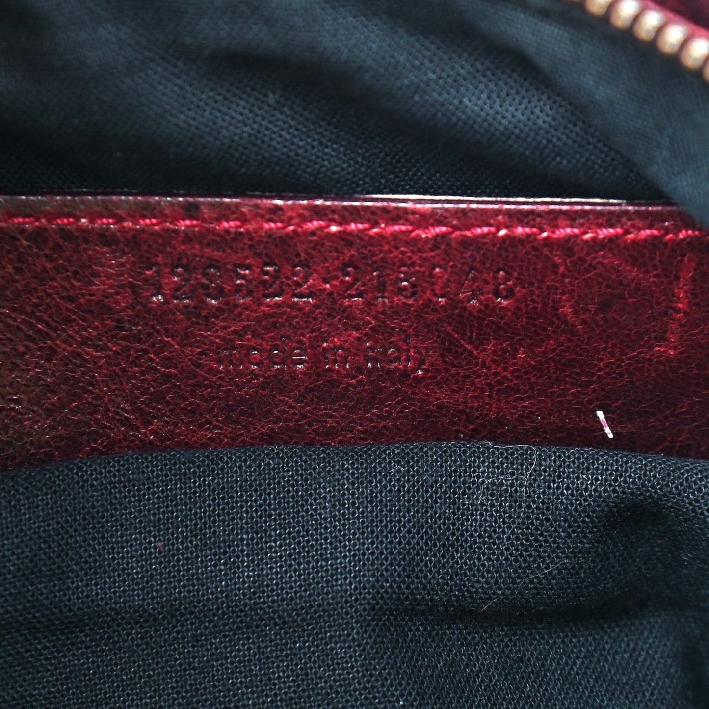Chevre Classic Hardware Purse Rouge Vif
