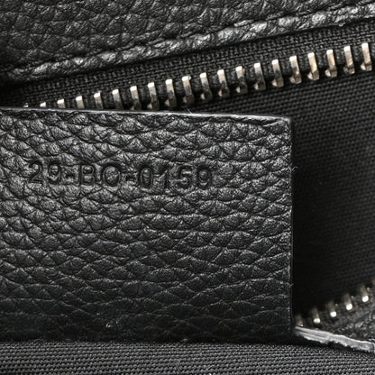 Christian Dior Grained Calfskin Saddle Tote Black 12 of 19