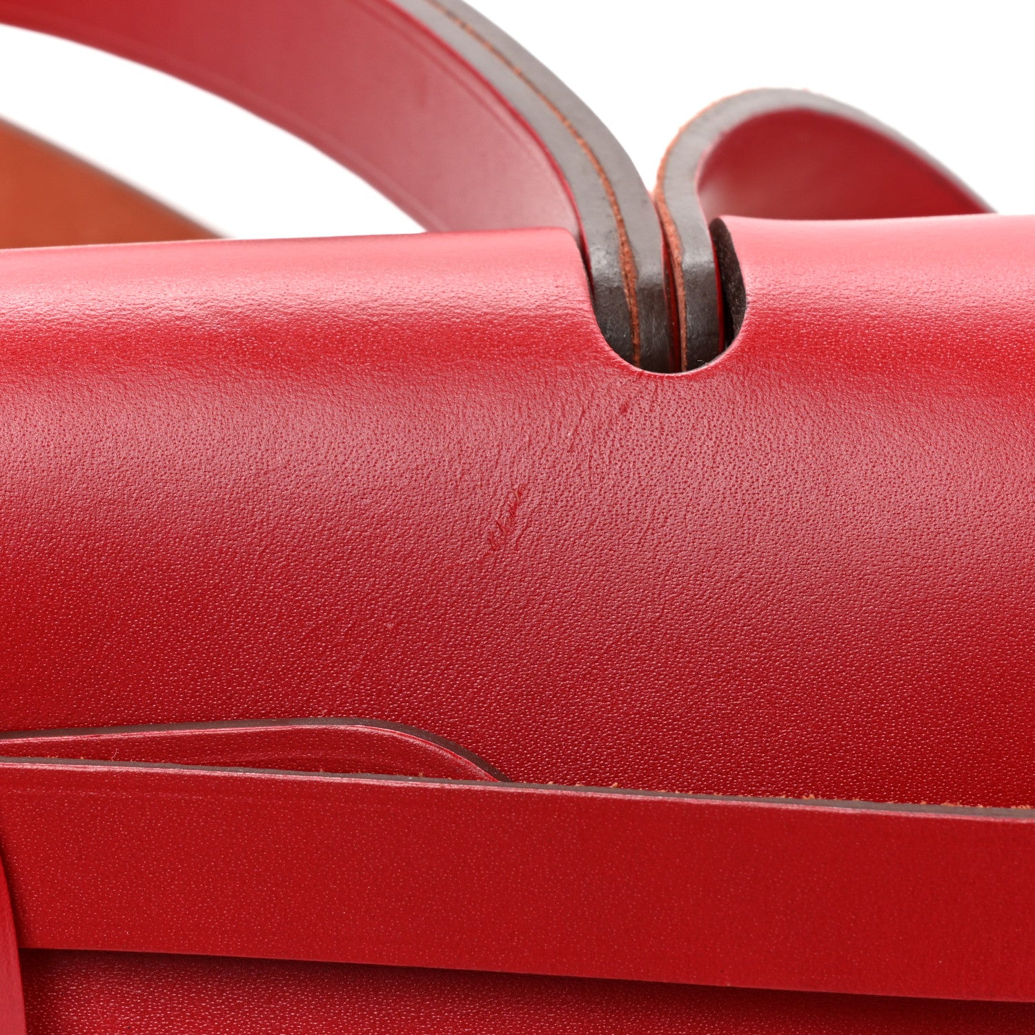 Hermes Toile H Berline Vache Hunter Herbag Zip PM 31 Rouge Piment Ecru 11 of 11