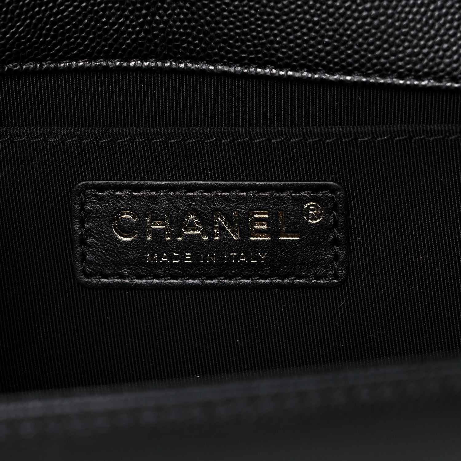 Chanel Caviar Quilted Medium Boy Flap Black 6 of 11