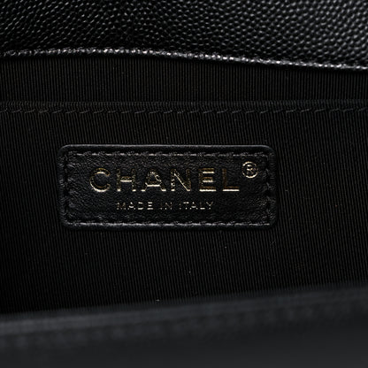 Chanel Caviar Quilted Medium Boy Flap Black 6 of 11