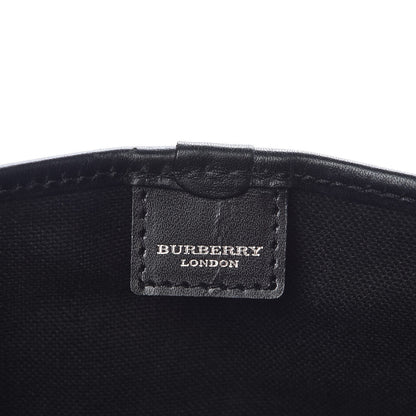 Burberry House Check Small Buckle Tote Black 6 of 7