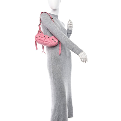 Balenciaga Agneau Arena Le Cagole Shoulder Bag XS Candy Pink 2 of 15