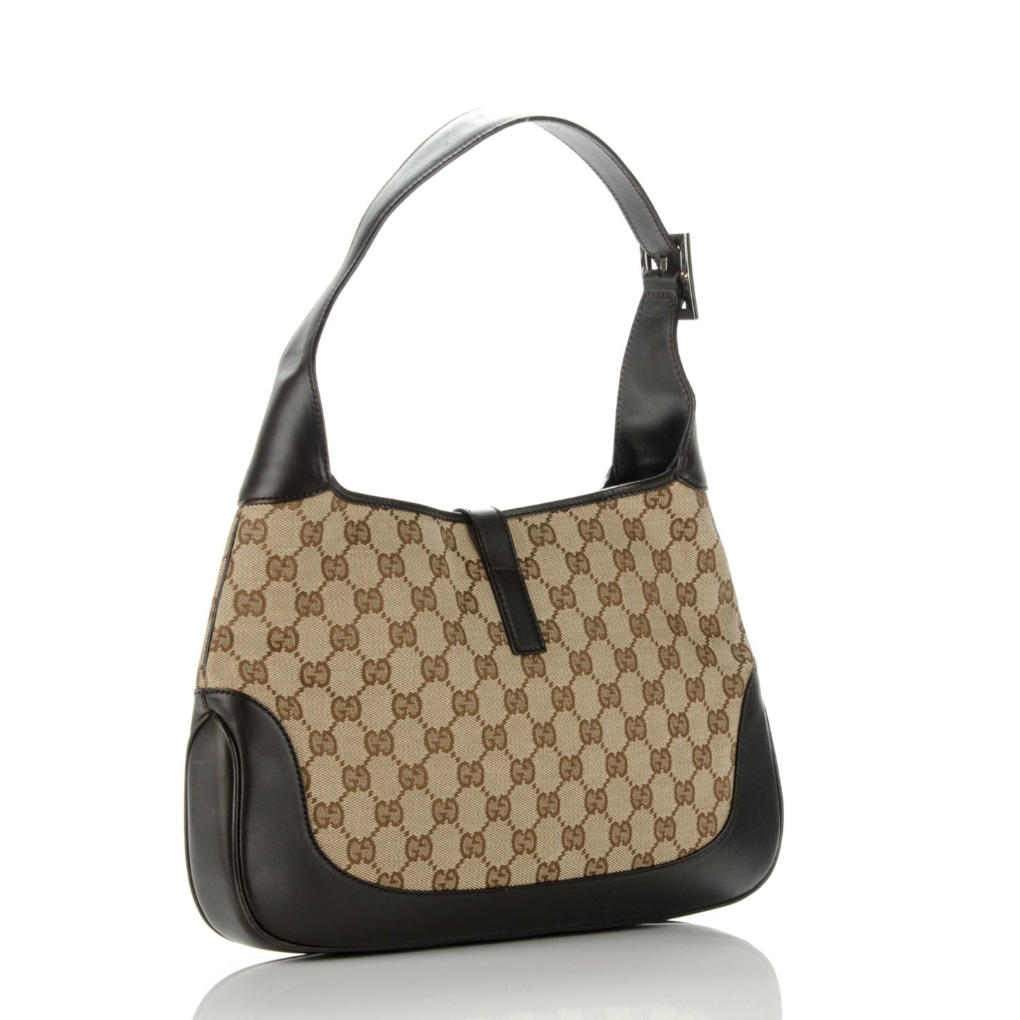 Monogram Web Jackie O Hobo Dark Brown
