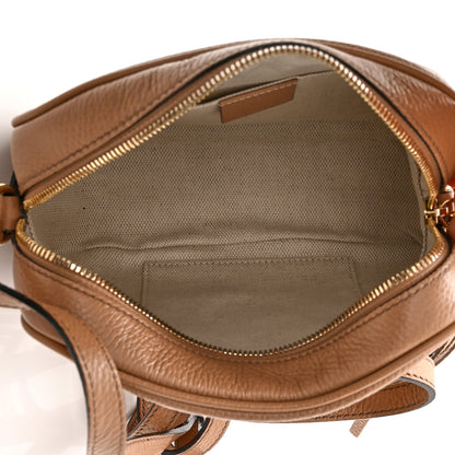 Gucci Pebbled Calfskin Small Soho Disco Bag Camelia 5 of 11