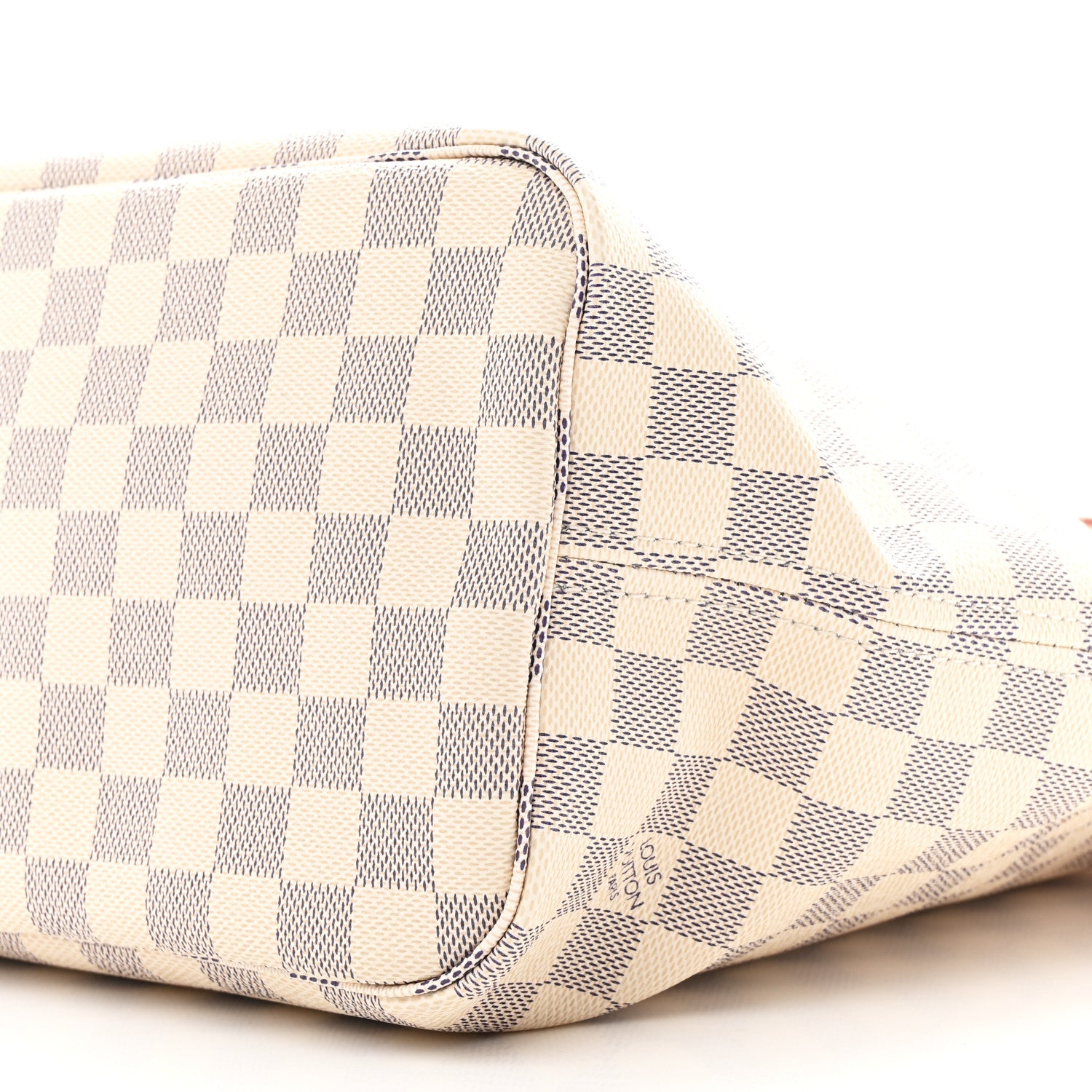 Louis Vuitton Damier Azur Neo Neverfull MM Rose Ballerine 10 of 10